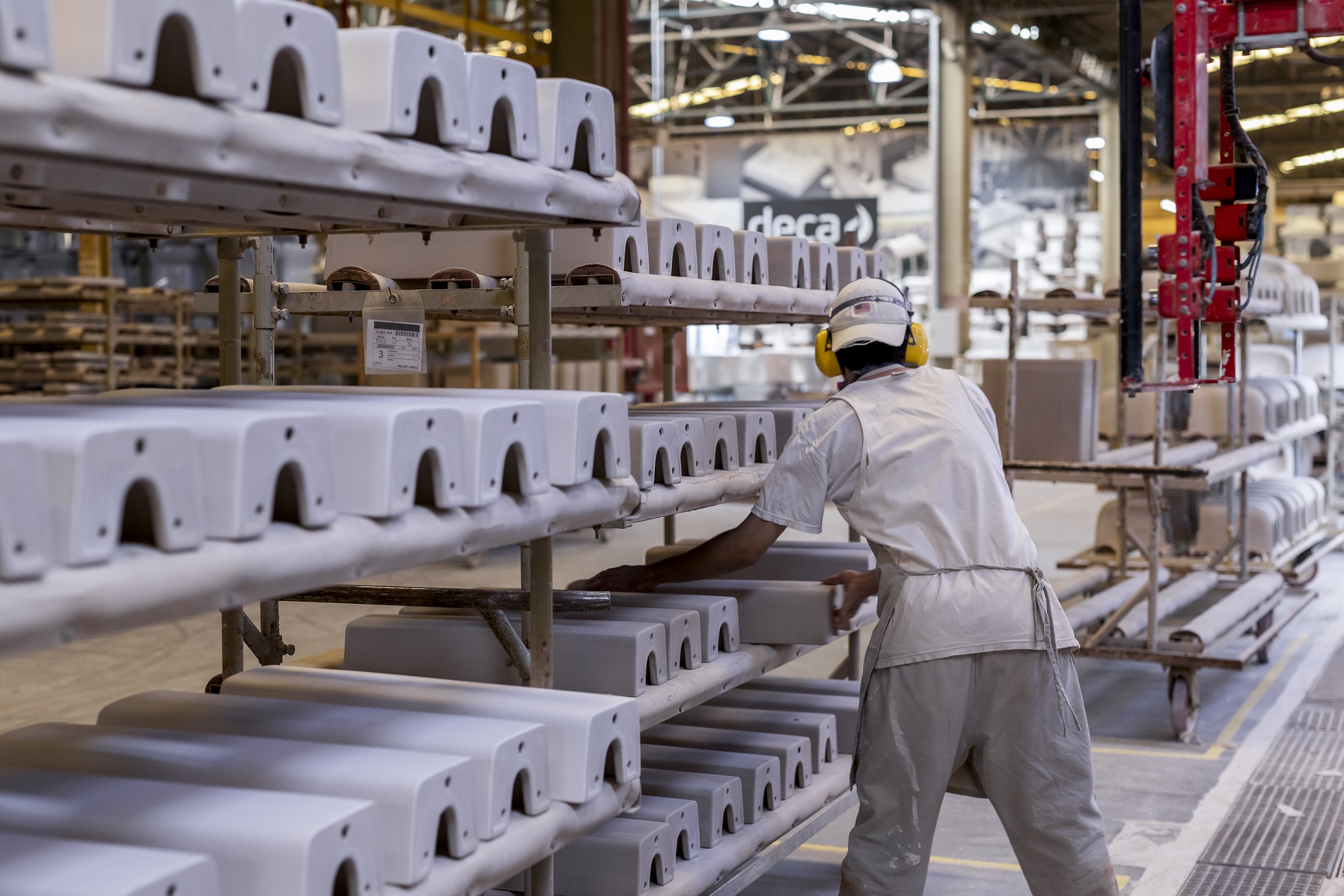 Produção em fábrica de Jundiaí, no interior de São Paulo (Foto: Divulgação/Dexco)