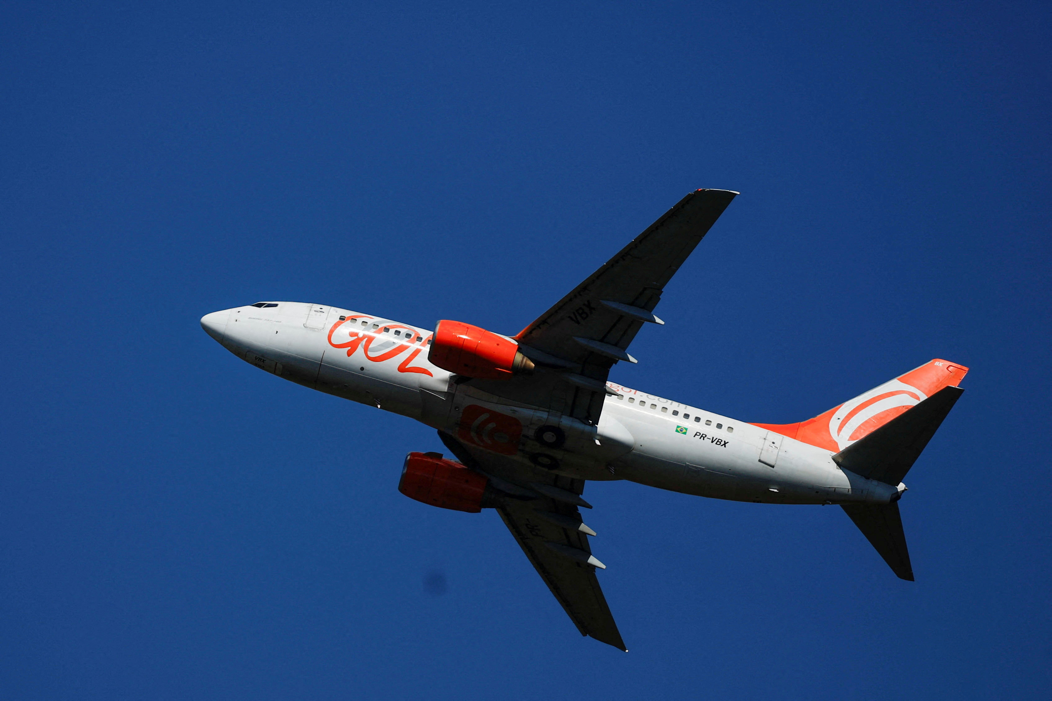 Avião da Gol decola do Aeroporto Internacional de Brasília -
27/05/2024
(Foto: REUTERS/Adriano Machado)